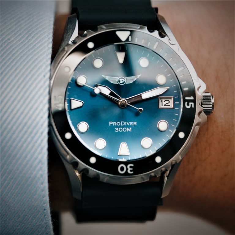 ProDiver deep Diver watch closeup